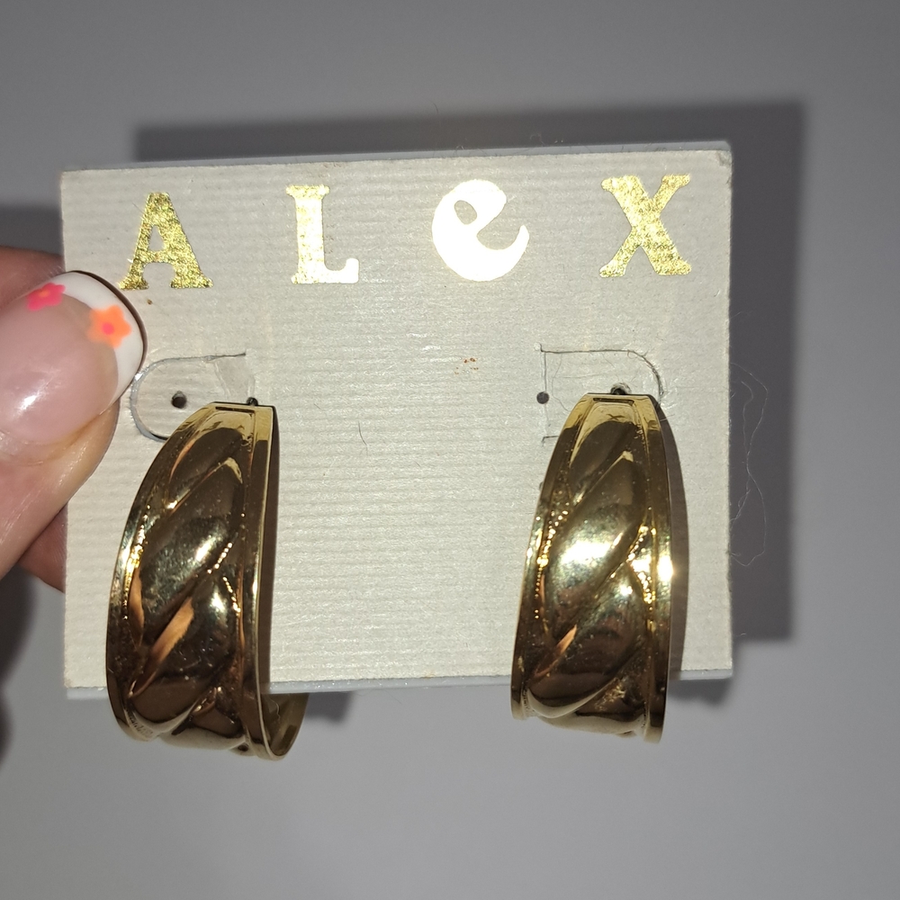 Gold Hoop Earrings